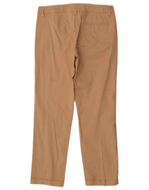 Moschino Dame Slim Chino Bukser UK 8 Small W29 L27 Beige Bomuld