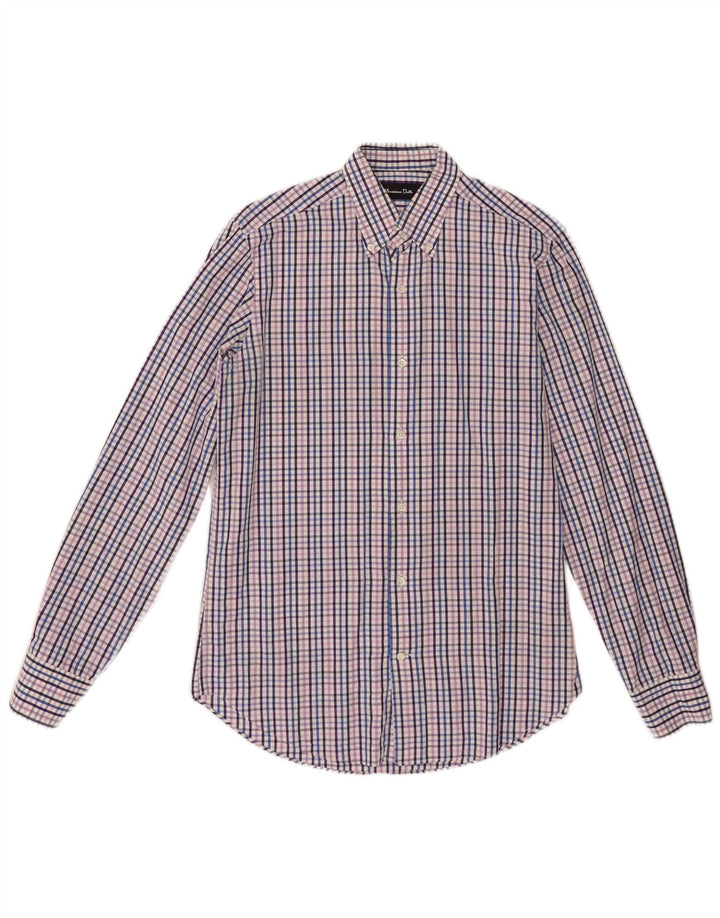 Massimo Dutti Herreskjorte Str. 38 15 Medium Flerfarvet Ternet
