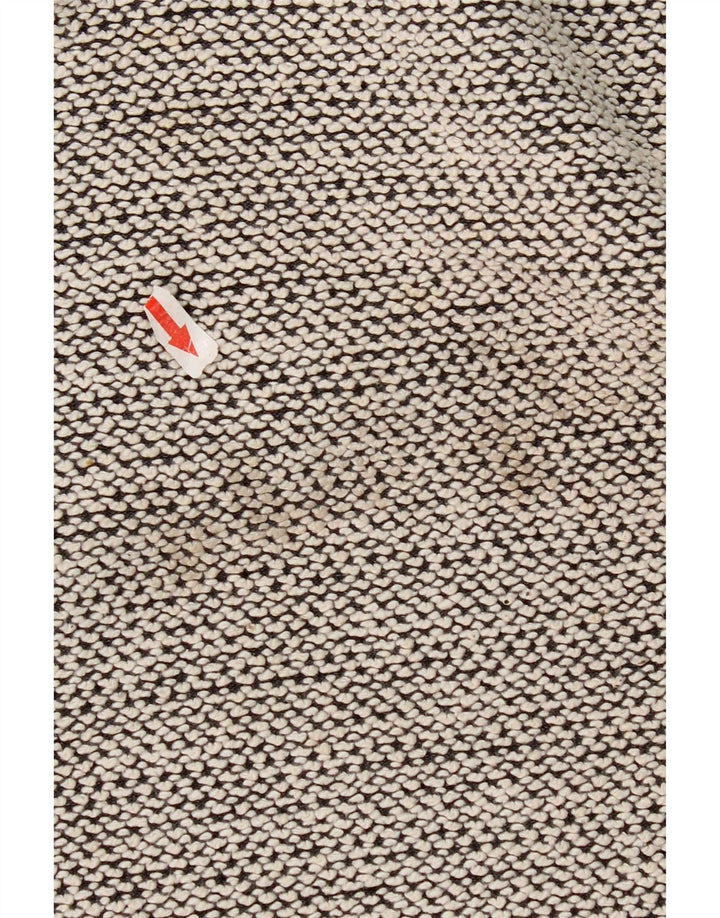 Weird Fish Herre 1/4 Zip Sweatshirt Jumper XL Grå Flecked Bomuld