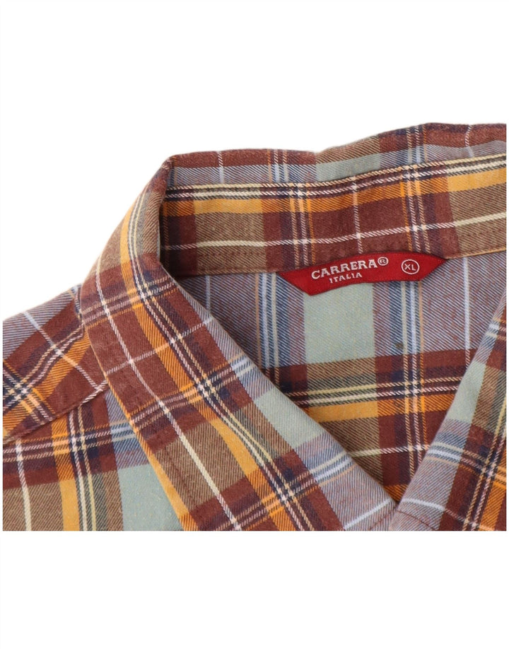 CARRERA Flannelskjorte til mænd XL Flerfarvet ternet bomuld