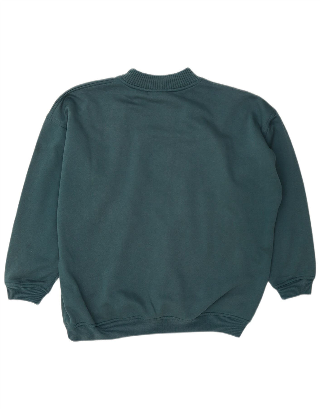 Vintage herre grafisk sweatshirt jumper XL Grøn Colourblock Polyester