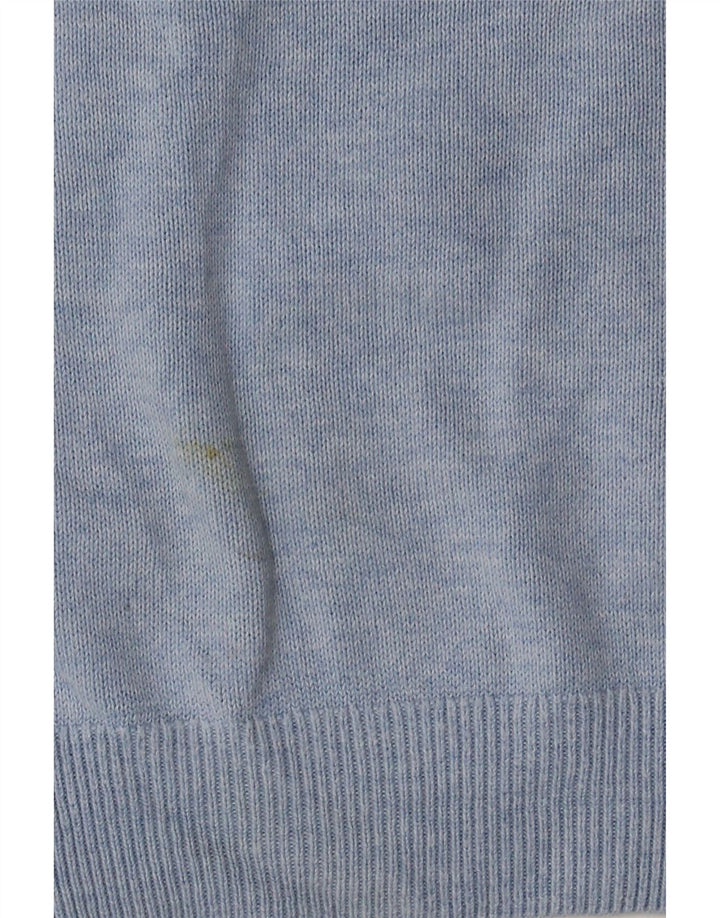 Marks & Spencer Herre V-hals sweater Stor blå bomuld