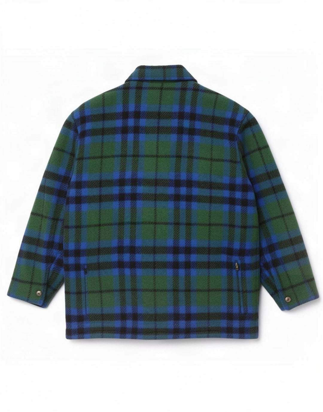 Les Copains Herre Utility Jacket IT 52 XL Grøn Plaid