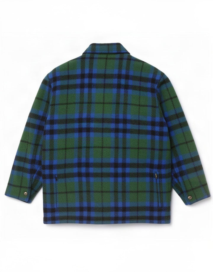 Les Copains Herre Utility Jacket IT 52 XL Grøn Plaid