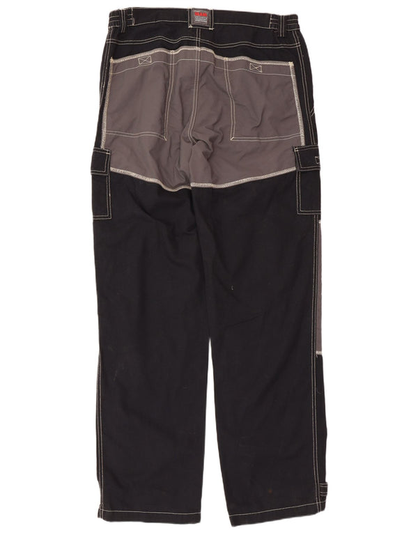 Slam Herre Cargo Bukser IT 50 Large W36 L34 Sort Colourblock Bomuld