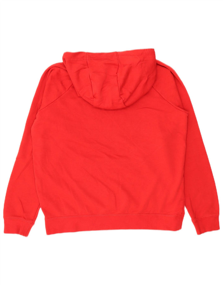 Nike oversized hættetrøje til kvinder DK 14 Medium rød bomuld