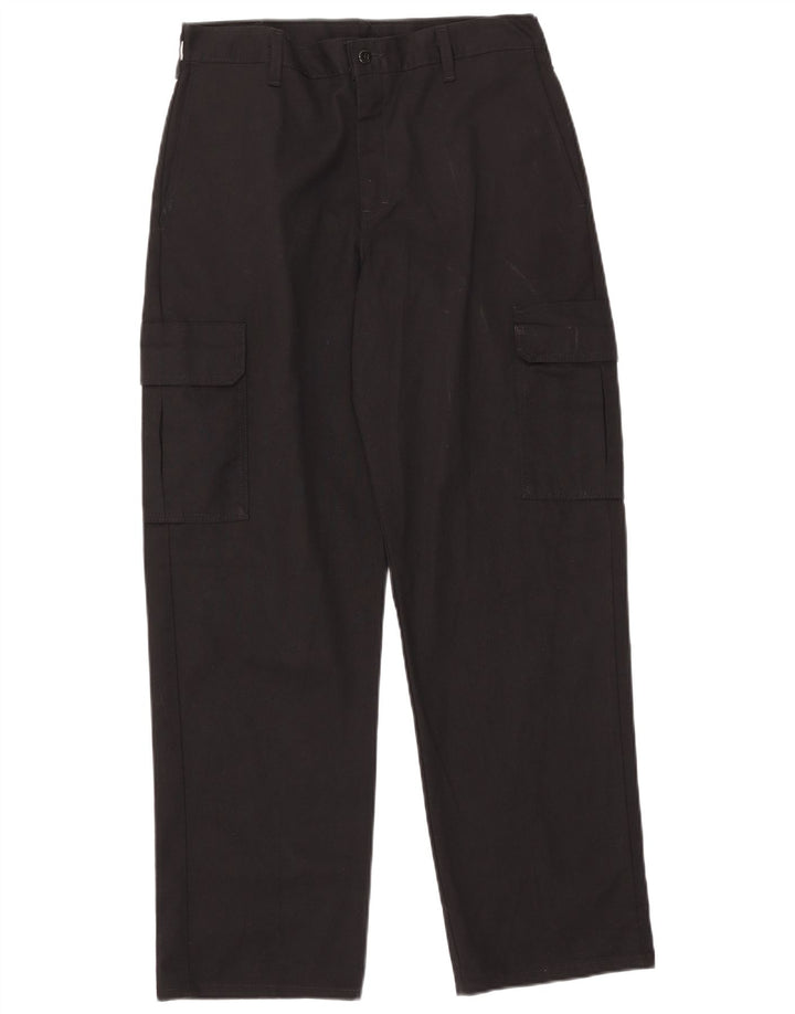 Dickies Straight Cargo bukser til mænd W32 L32 Sort polyester
