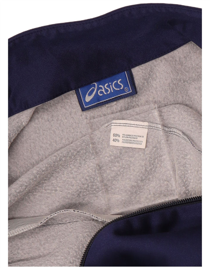 Asics Dame grafisk træningsdragt Topjakke Medium Navy Blue Polyamid Sports