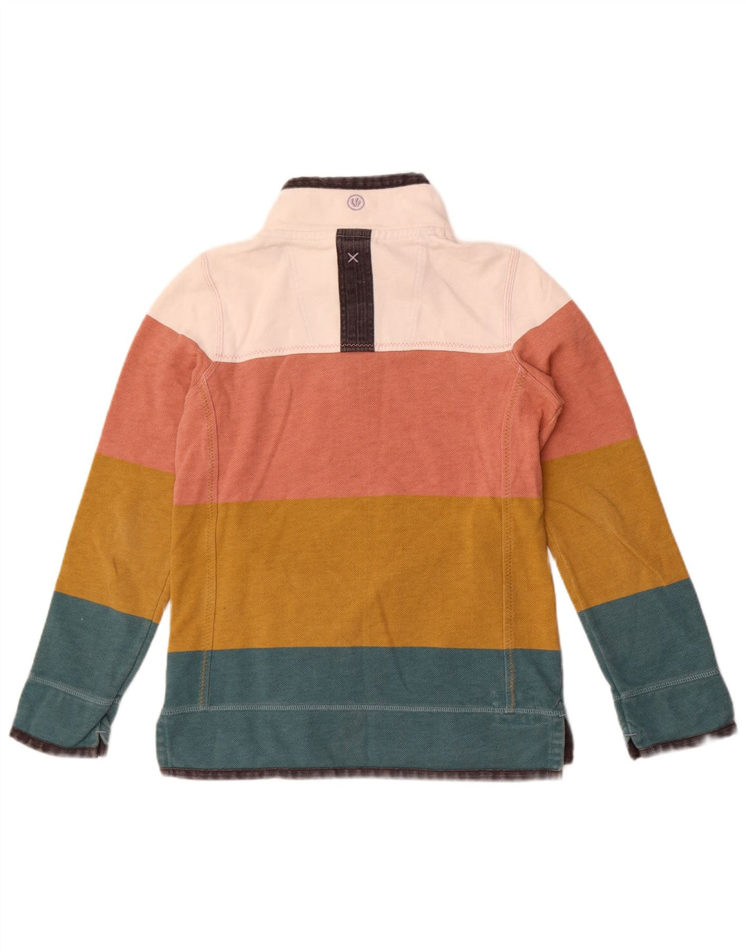 Fat Face Dame Oversized Sweatshirt Jumper UK 8 Small Flerfarvet