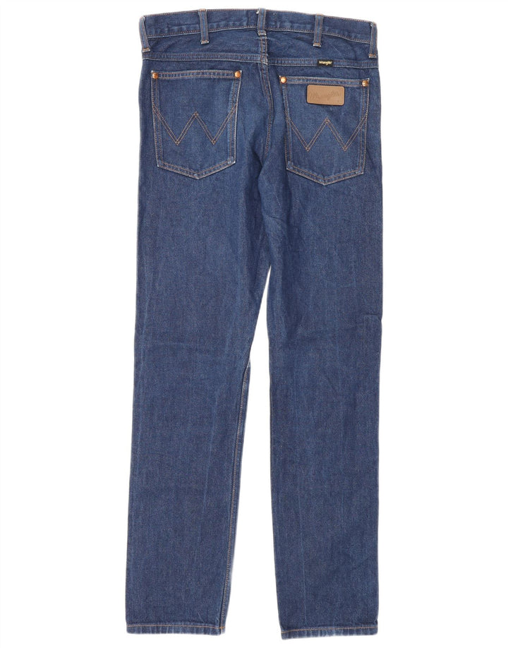 Wrangler Slim Jeans til mænd W30 L32 blå bomuld