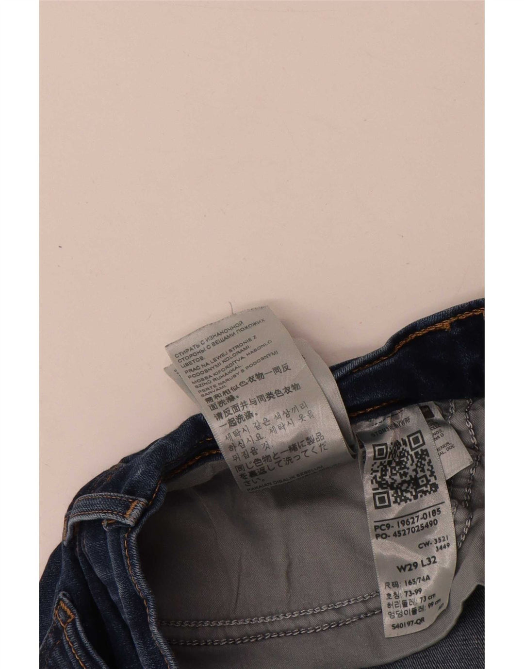 Levi's Dame 312 Shaping Slim Jeans W29 L32 Marineblå Bomuld