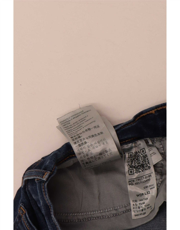 Levi's Dame 312 Shaping Slim Jeans W29 L32 Marineblå Bomuld