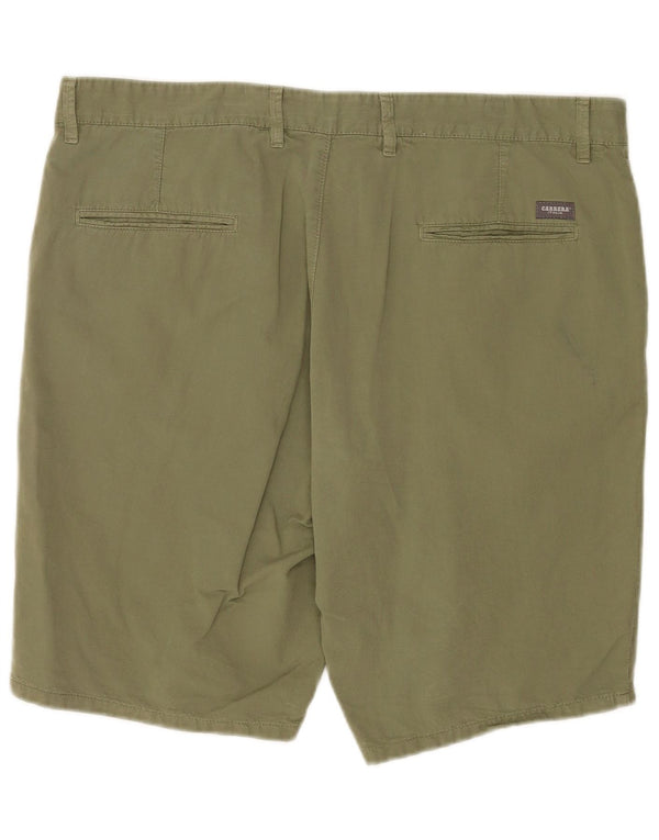 Carrera Herre Regular Fit Chino Shorts W38 XL Grøn Bomuld