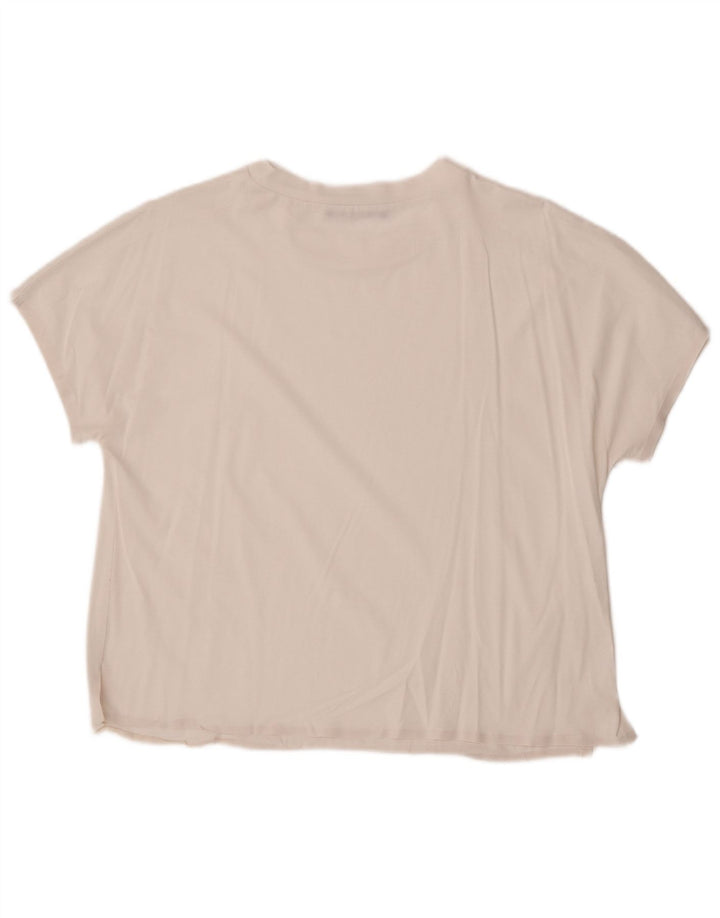 Max Mara Dame Weekend T-Shirt Top UK 16 Large White