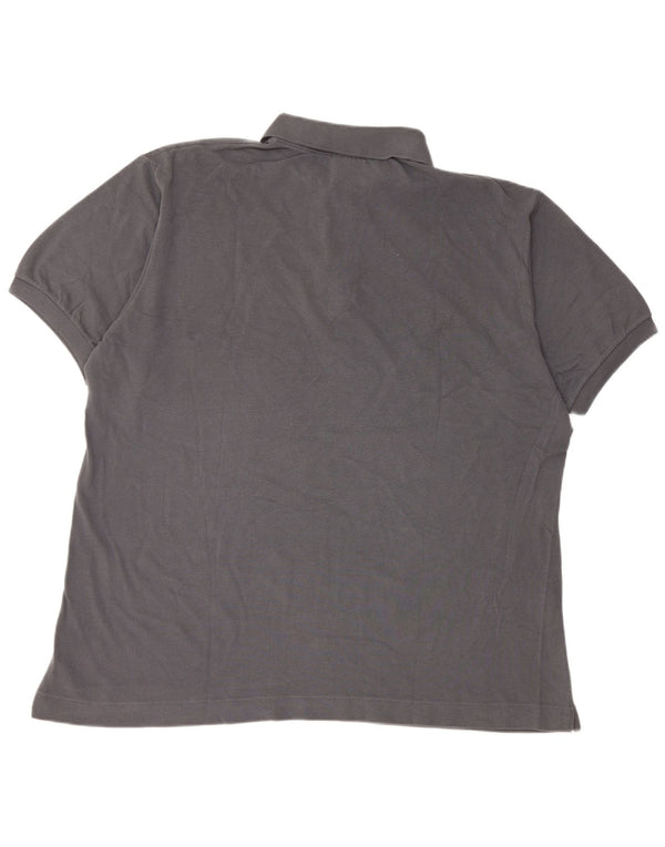 Lacoste Herre Polo Shirt Str. 7 2XL Grå Bomuld