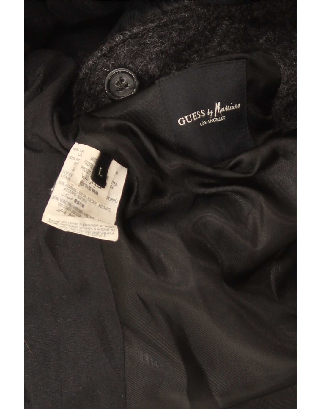 Guess Herre Overfrakke UK 40 Large Grey Wool