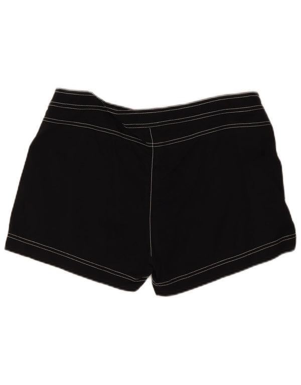 Nautica Womens Swimming Shorts UK 16 Large Black Nylon