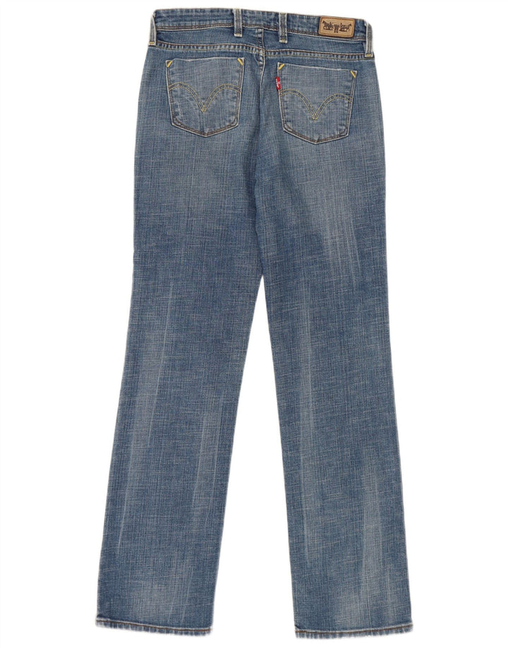 Levi's lige jeans til kvinder W29 L32 blå bomuld