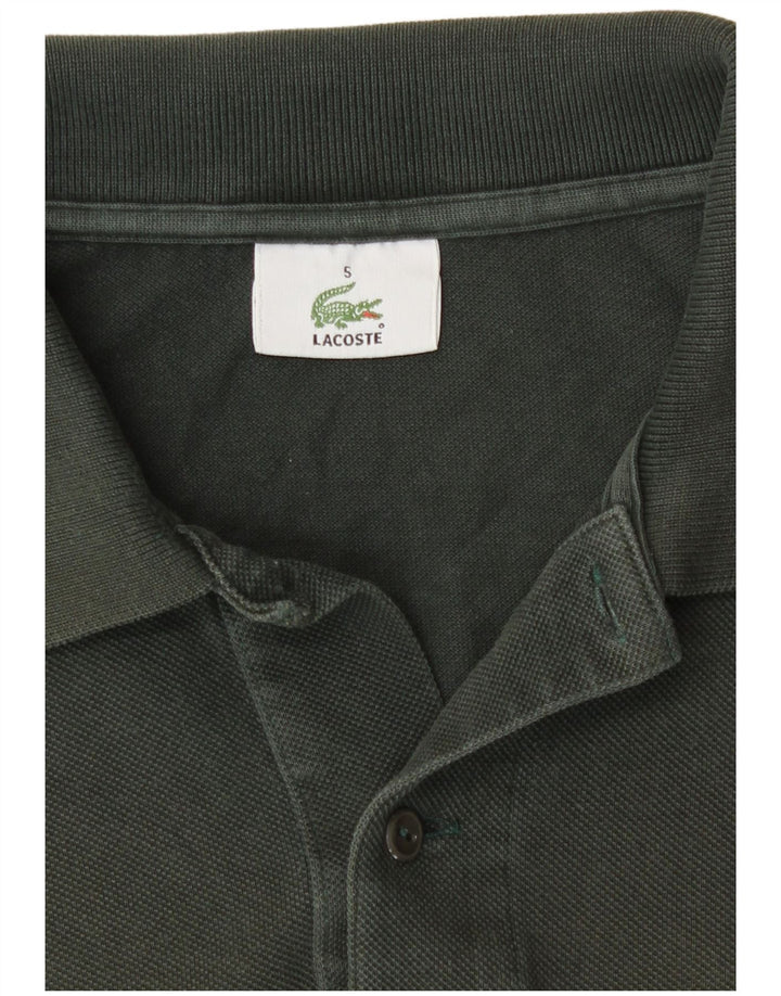 Lacoste Herre poloskjorte US 5 Stor grøn bomuld