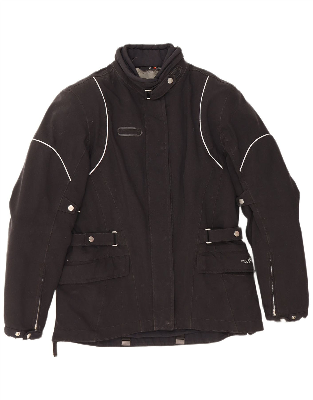 Spidi Dame Motorstyle Racer Jacket UK 14 Medium Sort Polyester