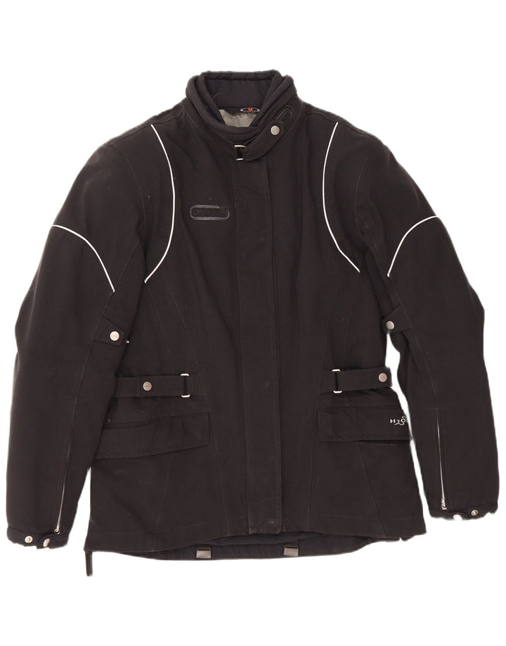 Spidi Dame Motorstyle Racer Jacket UK 14 Medium Sort Polyester