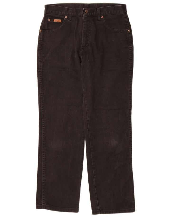 Wrangler Herre Texas Straight Jeans W32 L30 Sort Bomuld