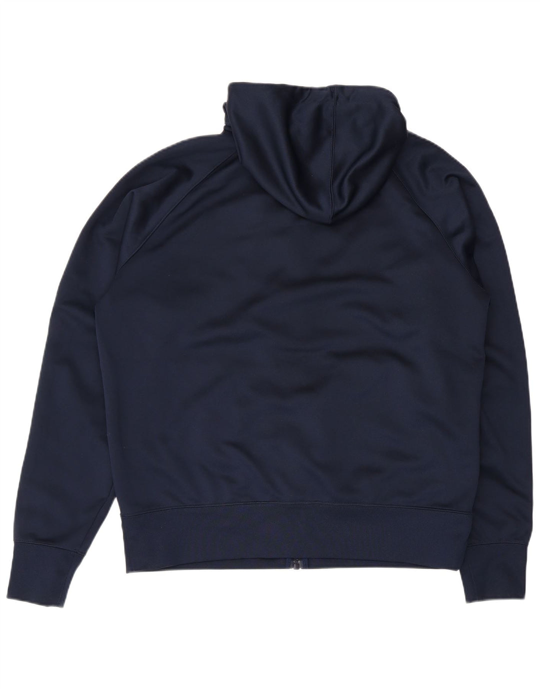 Nike Hættetrøje med lynlås til mænd Large Navy Blue Colourblock Polyester
