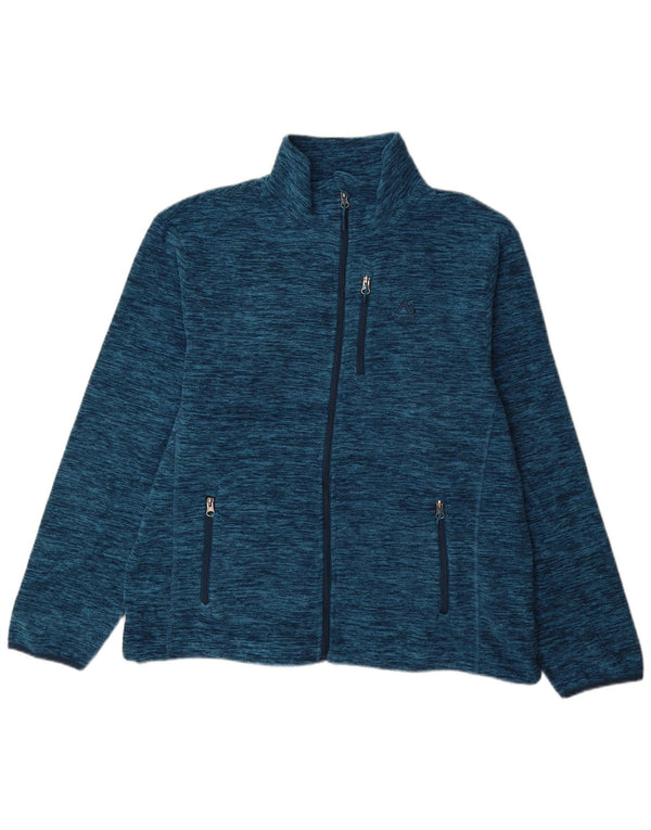MC Kinley Herre Fleecejakke UK 46 3XL Blå Flecked Polyester