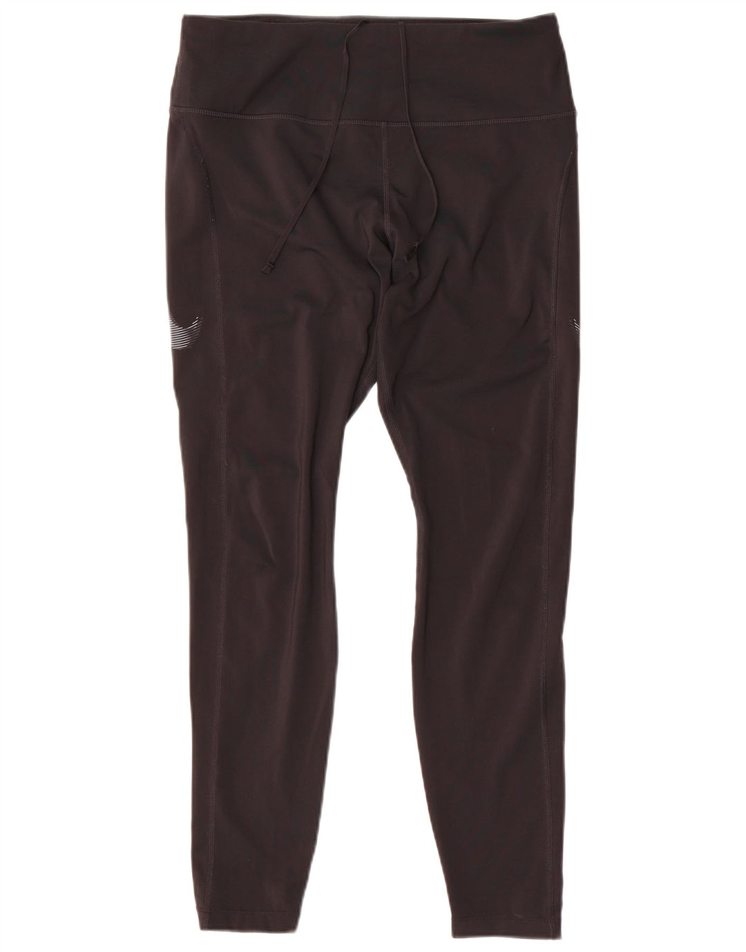 Nike Dame Grafiske Leggings UK 14 Large Sort Polyester