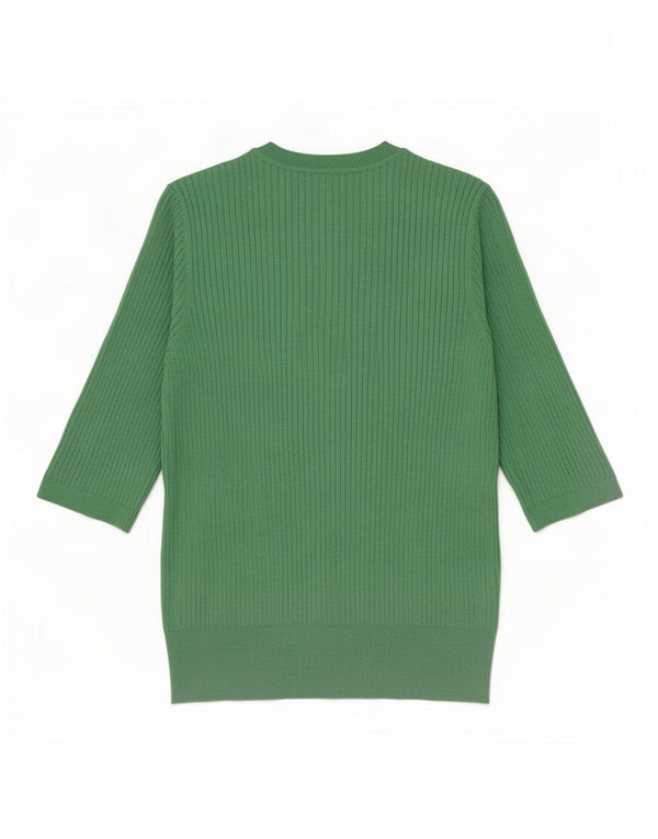 Marks & Spencer Damebluse Top UK 14 Medium Green Viscose