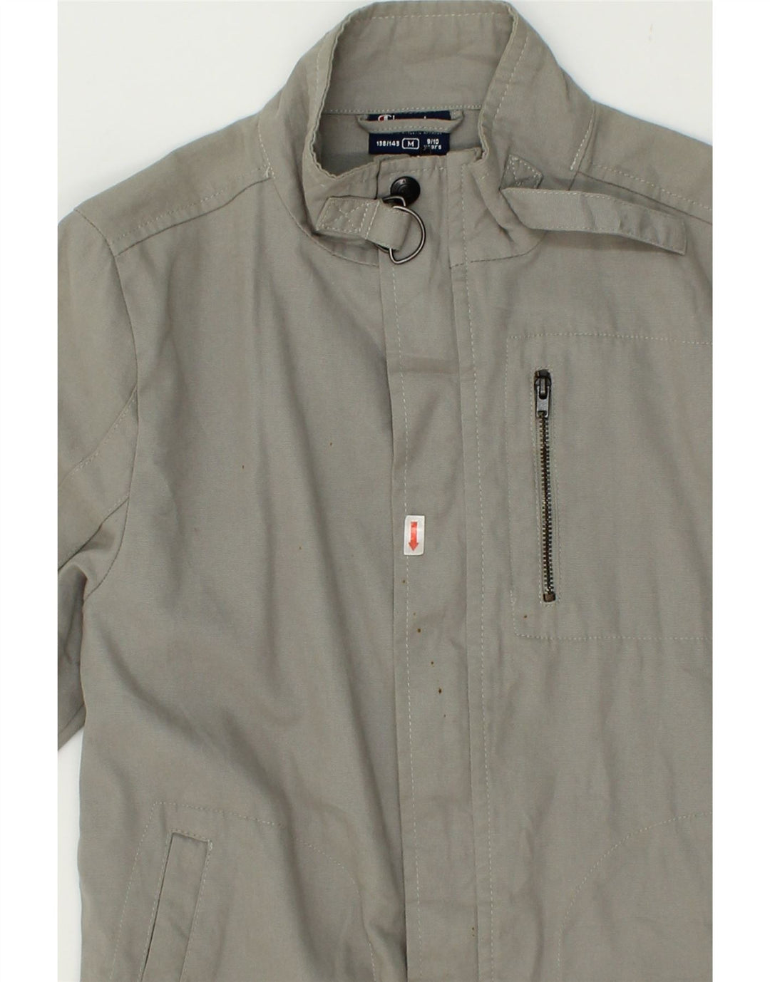 CHAMPION Boys Bomber Jacket 9-10 Years Medium Grey Cotton Vintage Champion and Second-Hand Champion from Messina Hembry 