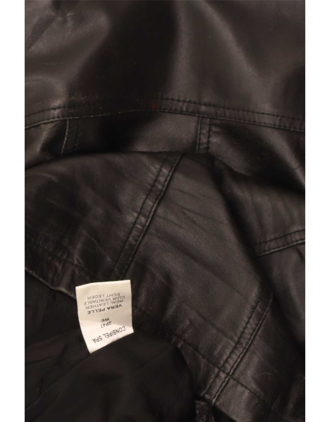 Conbipel Dame Læderjakke IT 48 XL Sort