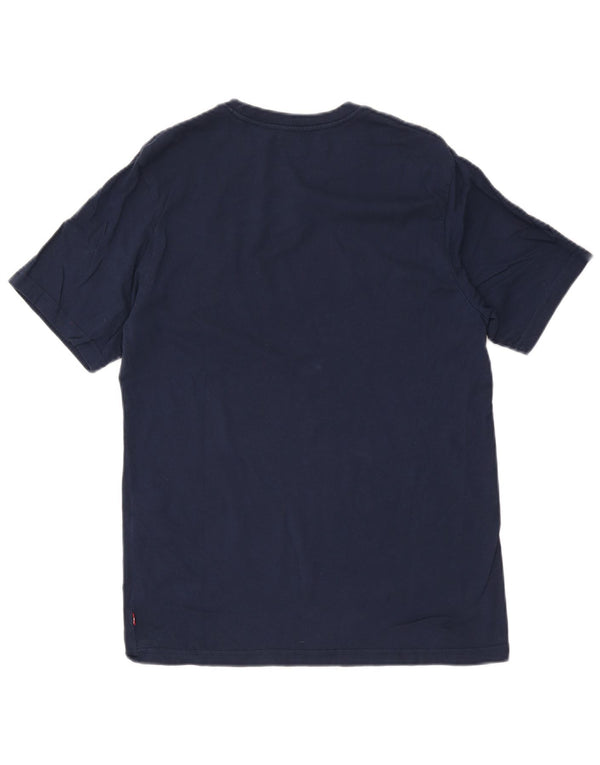 Levi's Herre Relaxed Fit grafisk T-shirt top lille marineblå bomuld