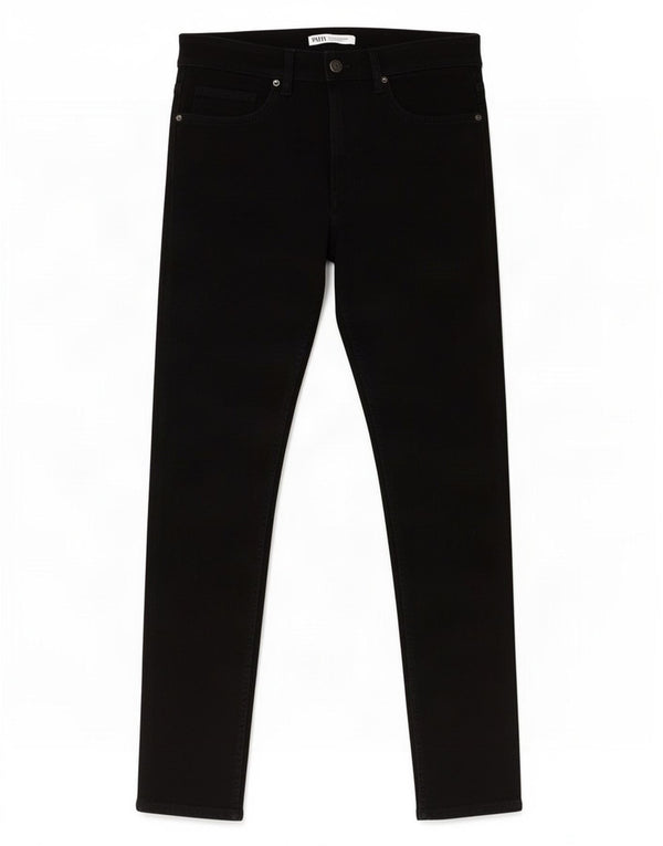 Zara Herre Skinny Jeans EU 42 Large W32 L31 Sort Bomuld