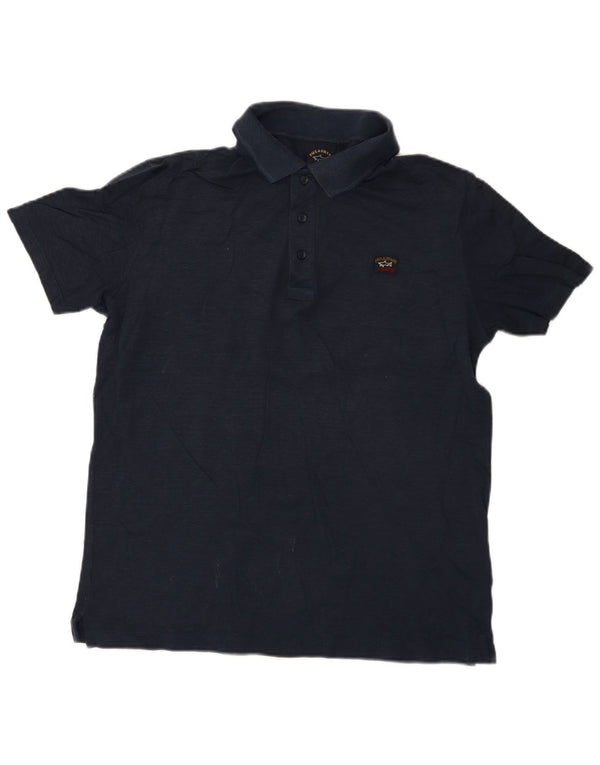 Paul & Shark Mens Polo Shirt Large Navy Blue