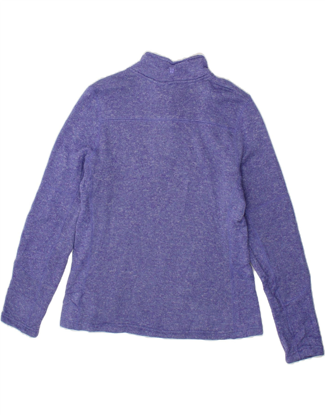 MOUNTAIN WAREHOUSE Womens Button Neck Sweatshirt Jumper UK 16 Large Purple Vintage Mountain Warehouse and Second-Hand Mountain Warehouse from Messina Hembry 