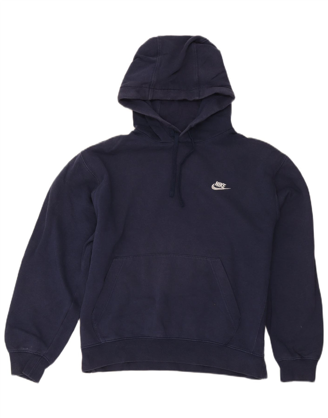 Nike Herre Loose Fit Hoodie Jumper Medium Navyblå Bomuld