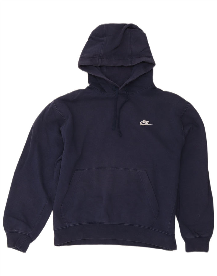 Nike Herre Loose Fit Hoodie Jumper Medium Navyblå Bomuld