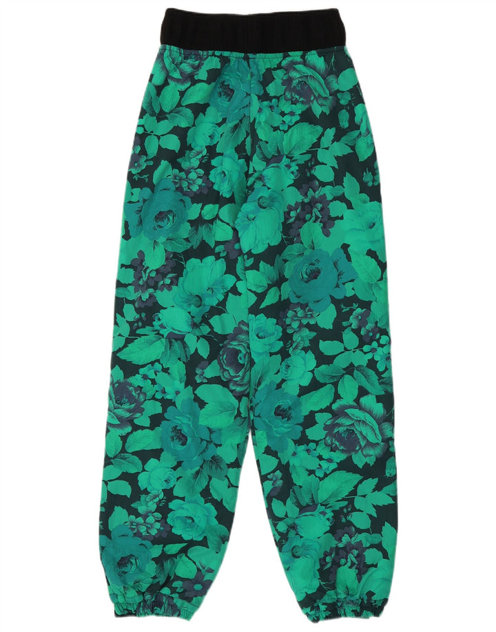 Belfe & Belfe Dame Skibukser IT 42 Medium Green Floral Nylon