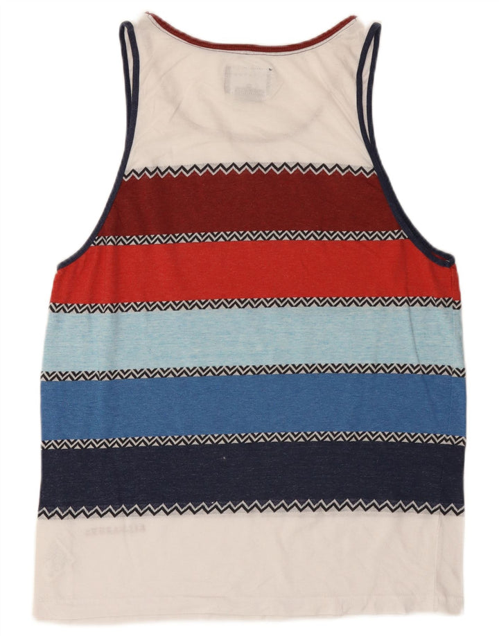 Billabong Herrevest Top Medium Flerfarvet Stribet Bomuld