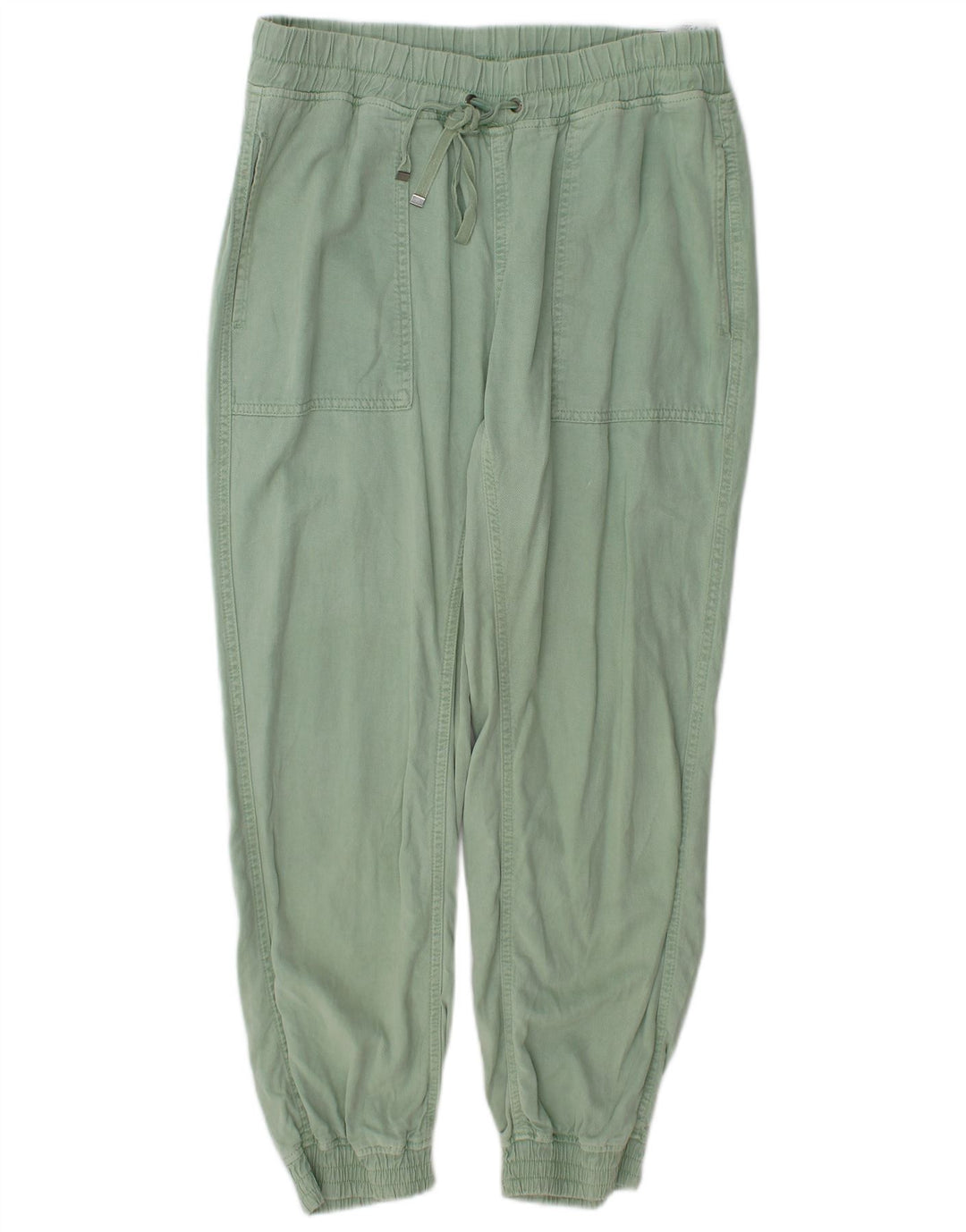 Zara Dame joggerbukser Medium W28 L27 Grøn Lyocell