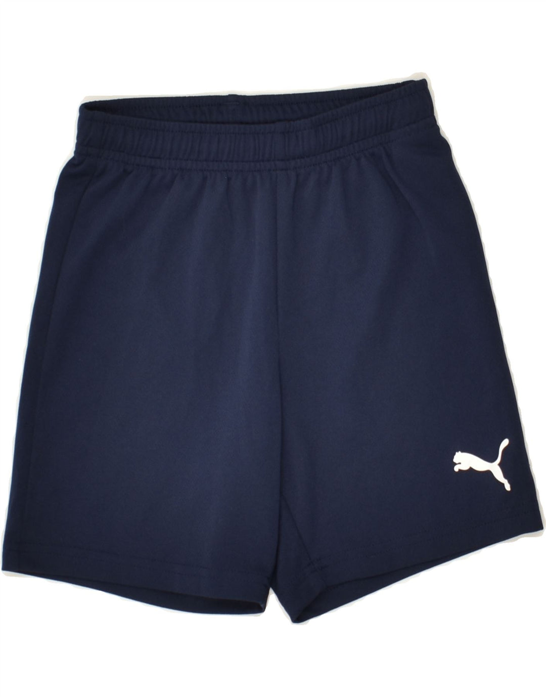 PUMA Boys Sport Shorts 7-8 Years Navy Blue Polyester | Vintage Puma | Thrift | Second-Hand Puma | Used Clothing | Messina Hembry 