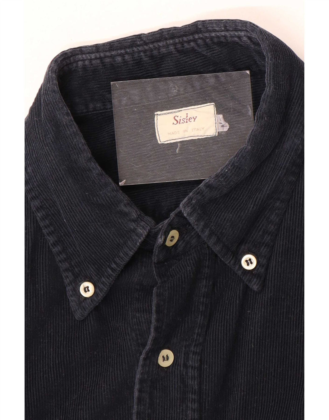 Sisley Herre Corduroy skjorte Medium Navy Blue