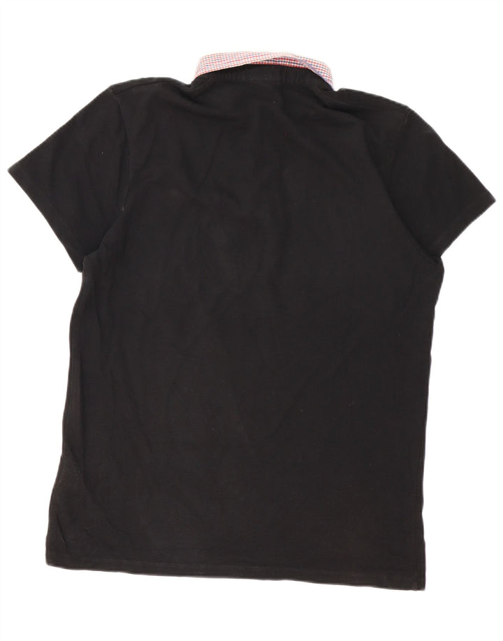 Jack & Jones herre poloskjorte stor sort bomuld