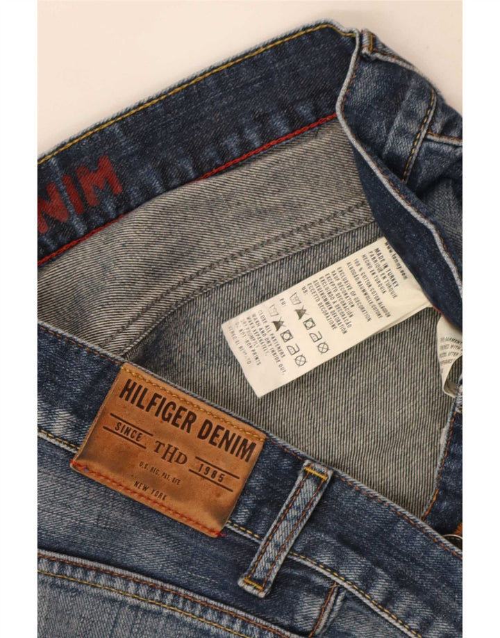 Tommy Hilfiger Herre Cropped Straight Jeans W34 L26 Blå