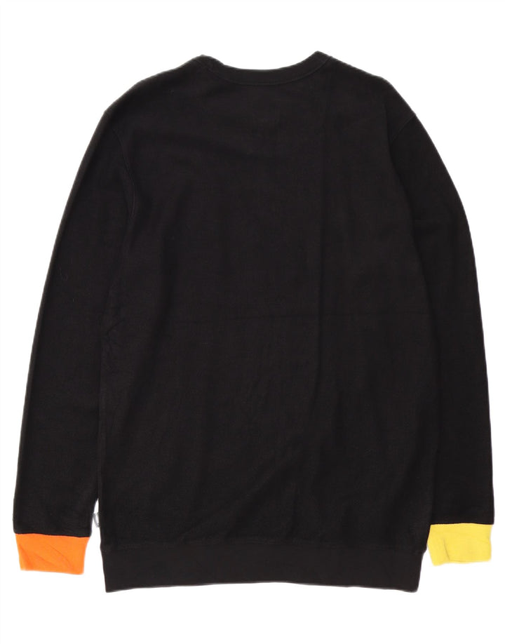 Vans Herre Grafisk Sweatshirt Jumper Medium Sort Bomuld