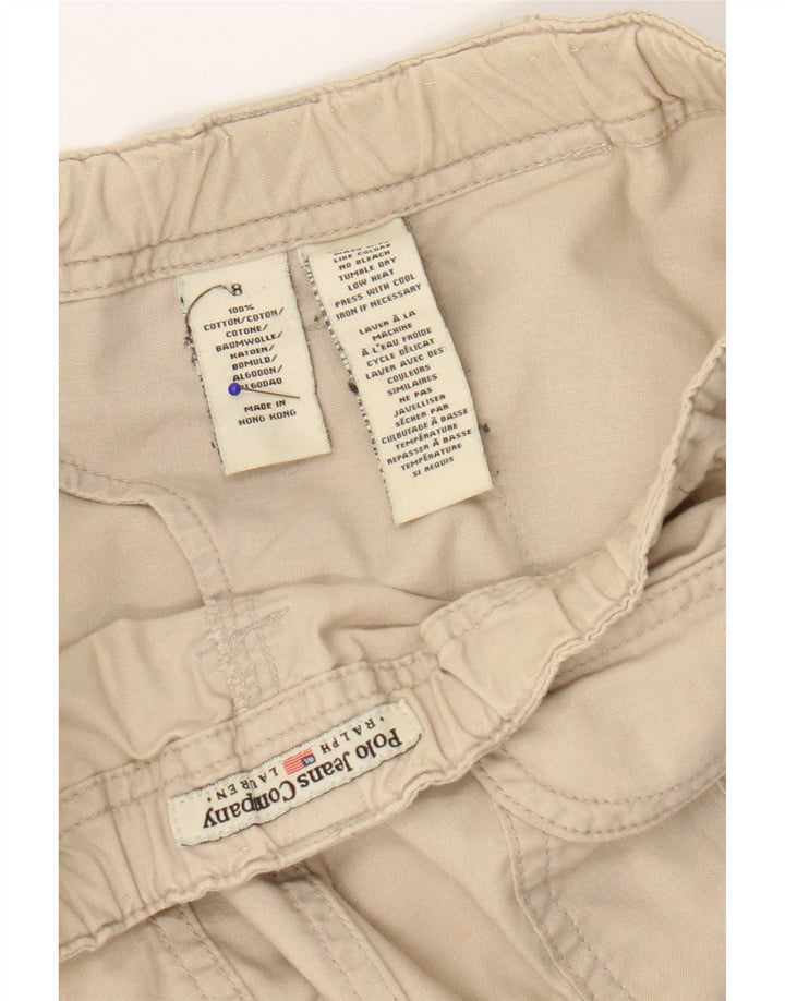 Ralph Lauren Dame Straight Cargo Bukser US 8 Medium W30 L29 Beige