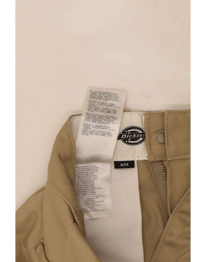 Dickies Lige Chinobukser til kvinder W24 L26 Beige Polyester