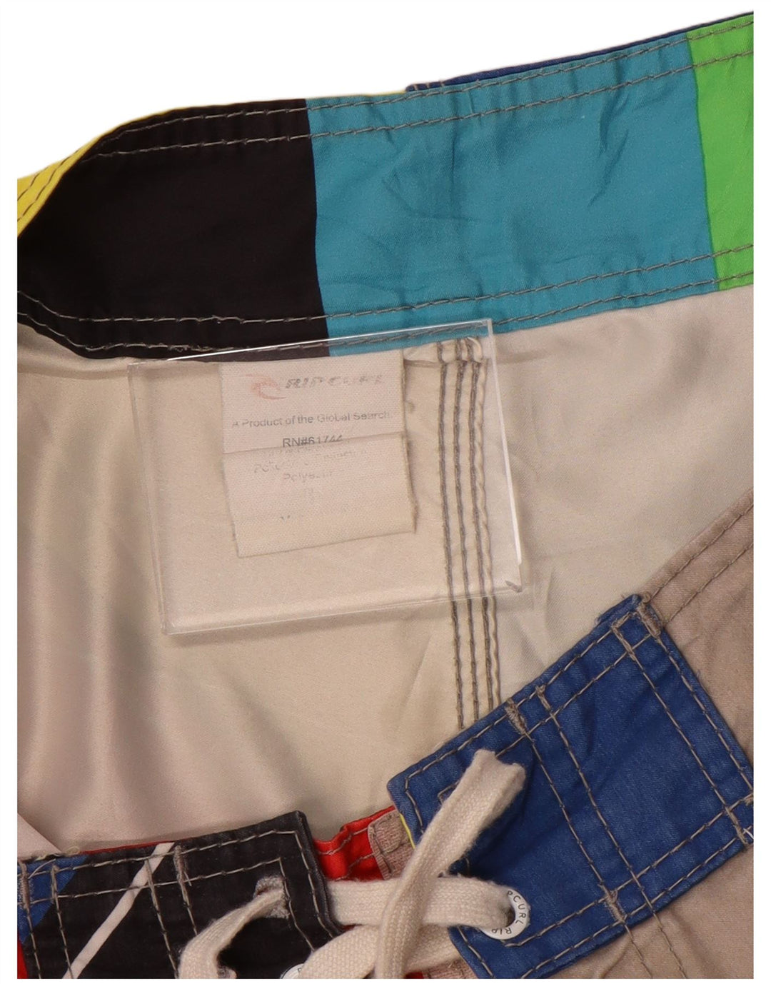 Rip Curl Badeshorts til mænd Medium Flerfarvet Colourblock Polyester