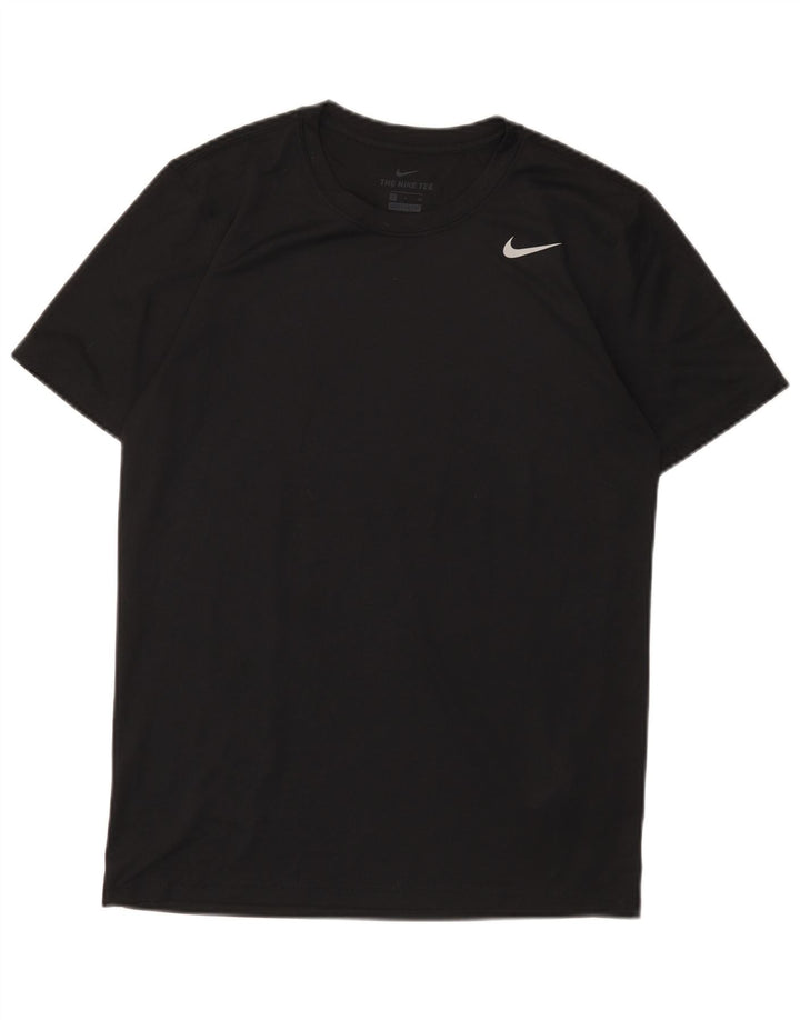 Nike herre Dri Fit T-shirt top lille sort polyester